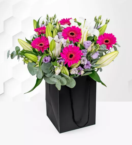 flowers - Luxury Lily and Rose Bouquet, £54.99 - Supreme elegance is captured in this luxury lily and rose bouquet.