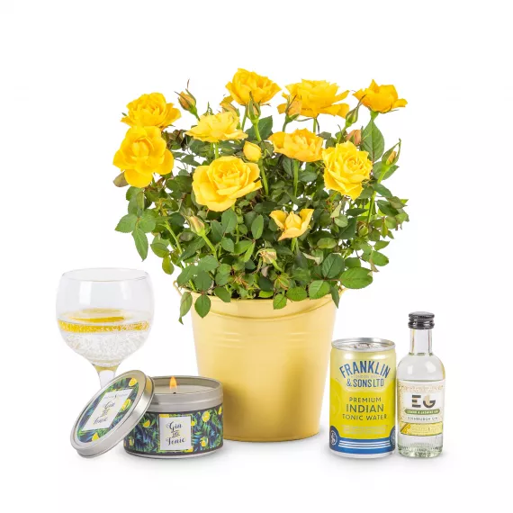 Gifts - Roses and Gin, £44.99 - The perfect gift for anyone who enjoys a good gin and tonic.