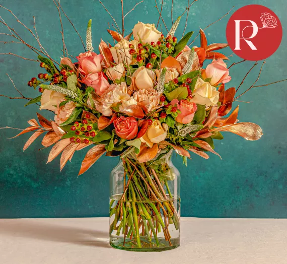 flowers - Glynis, £69.99 - This stunning Glynis bouquet from our premium range is elegantly styled by our Florist René.