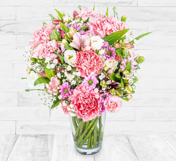 flowers - Classic Pretty &amp; Pink, £24.99 - Looking for a timeless gift that will bring a smile to your loved one's face?