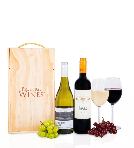 Gifts - Perfect Pairing, £59.00 - The truth of this gift is in its name, this beautiful pairing of stunning wines have been put together to create a stunning gift and presented in a wooden case for that extra feel of luxury!