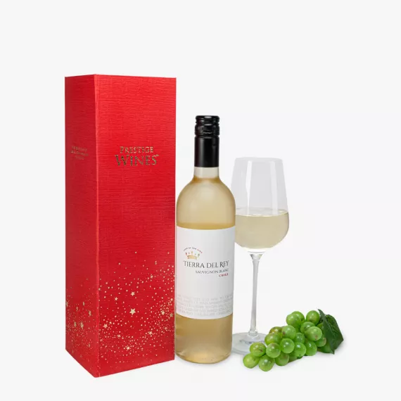 hampers - Luxury Sauvignon Blanc, £29.99 - If you are a lover of fine white wines our stunning Tierra Del Rey Sauvignon Blanc will make the ideal gift this Christmas time.