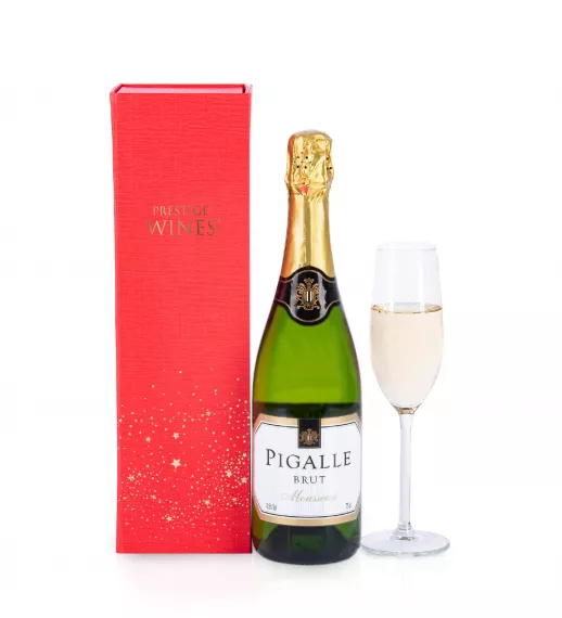 Gifts - French Sparkling Wine Gift, £29.99 - A famous and delicious bottle of sparkling Pigalle is a true classic gift to send this Christmas.