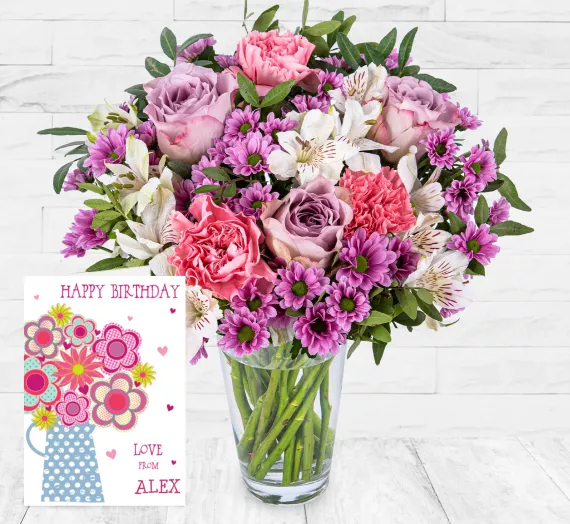flowers - Happy Birthday Bouquet, £29.99 - Send a unique and stunning gift for their birthday with our Happy Birthday bouquet.