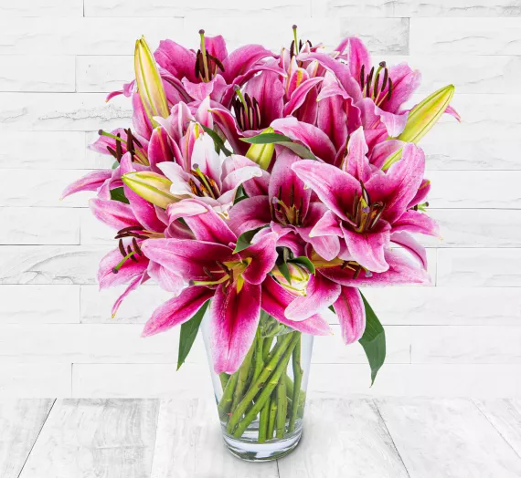 flowers - Luxury Pink Lilies, £39.99 - These Luxury Pink Lilies are real show stoppers!