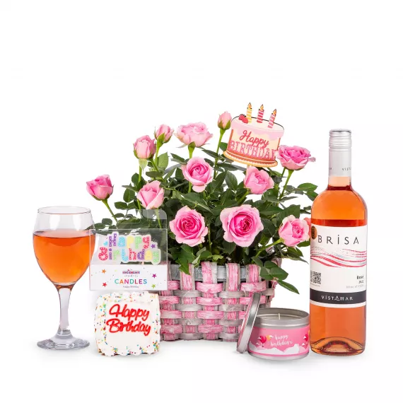 Gifts - Happy Birthday Basket, £39.99 - Send the perfect birthday gift with our Happy Birthday Basket.