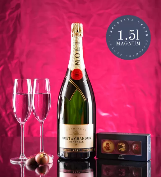 Gifts - Magnum Gift Moet and Chandon, £150.00 - Celebrate life's milestones in style with our spectacular Magnum Moet & Chandon Gift.