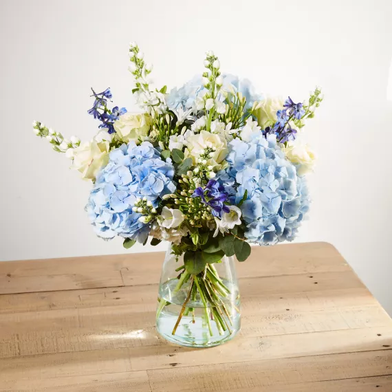 flowers - Positive Luxury Bouquet, £65.00 - An uplifting bouquet designed to bring joy and positivity, featuring a curated selection of luxurious blooms.