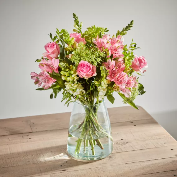 flowers - Birthday Delight, £35.00 - This beautiful arrangement takes us to pink paradise!