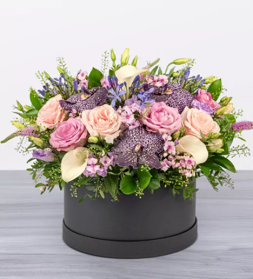flowers - Oceanic Opulence Hatbox, £119.99 - Nothing else oozes elegance like our new Oceanic Opulence hatbox.