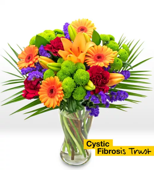 flowers - Courage, £29.99 - A beautiful bold and bright bouquet, perfect to send to friends and family for any upcoming occasion.