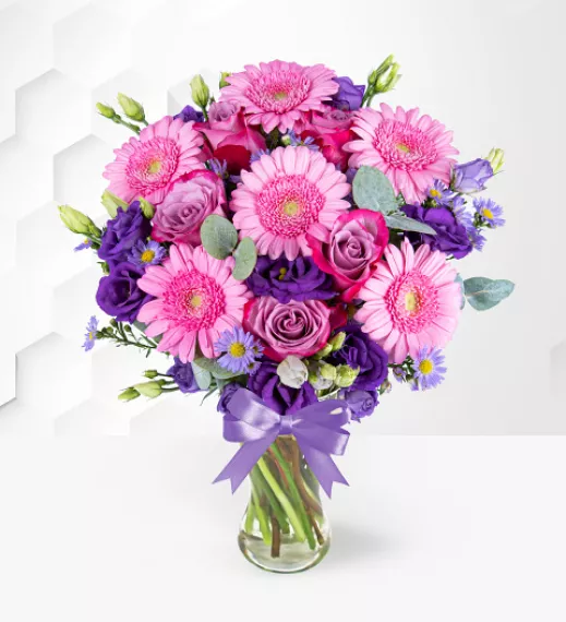 flowers - The September Bouquet, £39.99 - Introducing our exquisite September bouquet – a heartfelt homage to the Aster, the cherished birth flower of September.