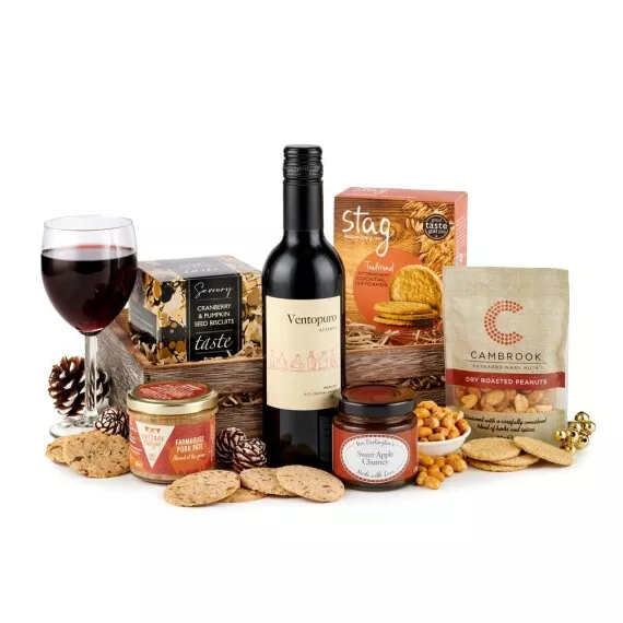 hampers - Wine & Pate Tray, £29.50 - A truly sophisticated treat!
