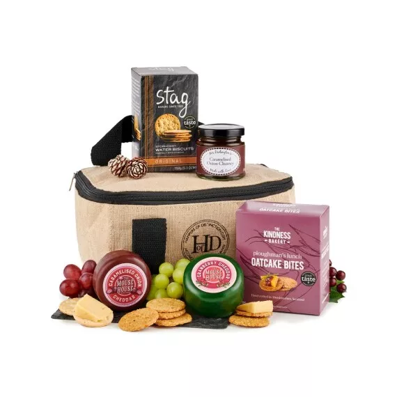 hampers - The Cheese Cool Bag, £24.25 - A stylish cool bag packed with an assortment of Mouse House cheese truckles, featuring two delicious varieties of cheddar.