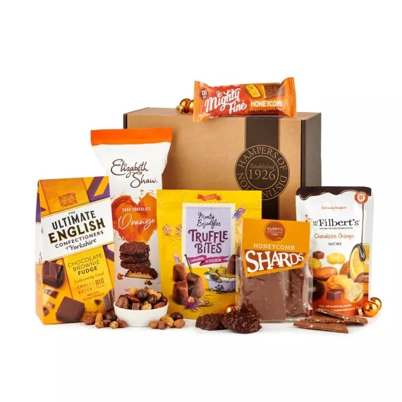 hampers - The Chocolicious, £23.00 - A delicious hamper perfect for someone special with a love for all things chocolate!
