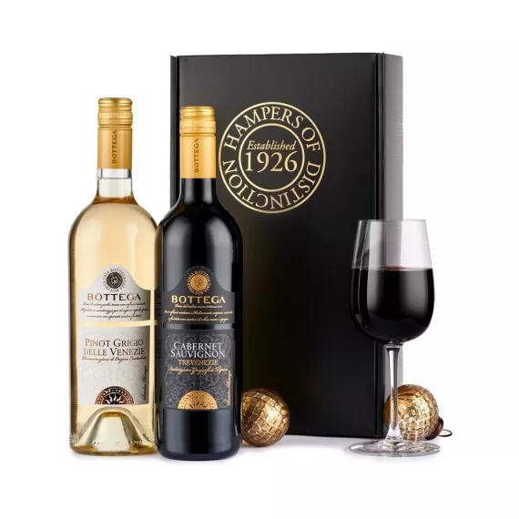 hampers - Italian Wine Gift Hamper, £32.00 - Our Italian Wine Duo gift comes with not one but two luxurious and indulgent bottles of wine from Bottega.