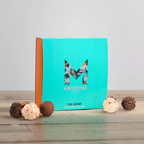 gifts - Montezuma&#039;s &#039;The Grand&#039; truffles, £16.95 - A gourmet selection of rich chocolate truffles, perfect for any chocolate connoisseur.
