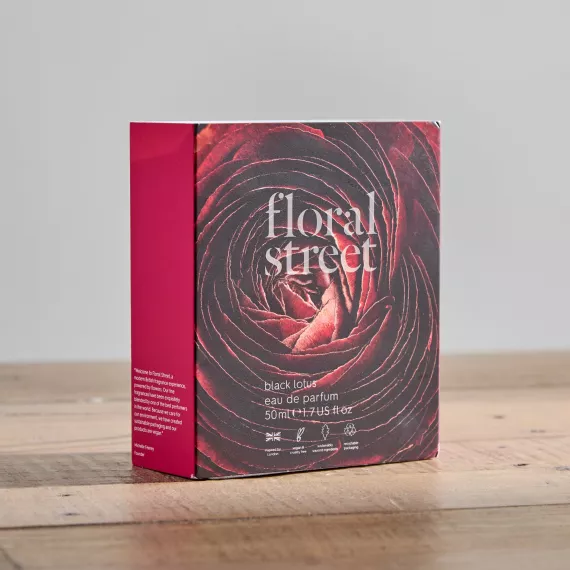 gifts - Floral Street Black Lotus Eau De Perfume, £73.95 - A luxurious fragrance with deep, rich, and exotic notes for a sophisticated and memorable scent.