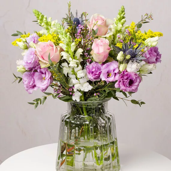 flowers - Regency Rose, £35.50 - Inspired by the fresh, blossoming beauty of a country garden in spring, our Regency Rose bouquet exudes elegance and grace.
