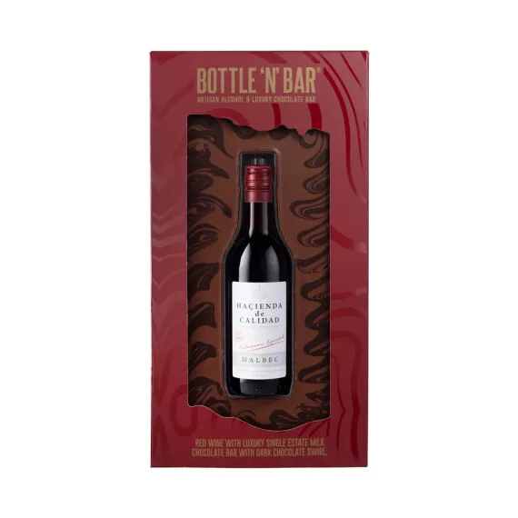 hampers - Red Wine & Chocolate, £17.50 - Indulge in a perfect pairing with our Red Wine & Chocolate gift.
