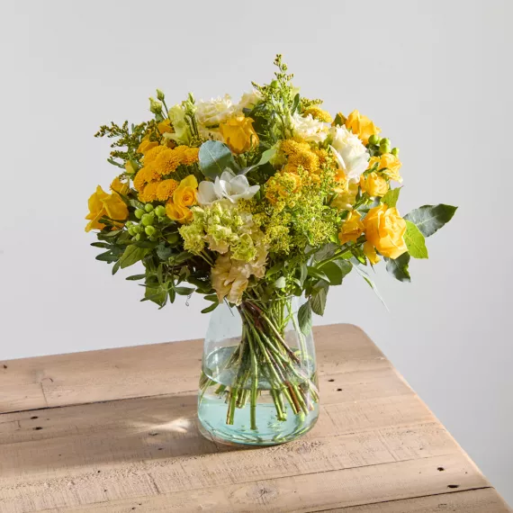 flowers - Soleil, £55.00 - Like that first bite of a plump and juicy fruit on a sunny day, the Apricot Aura exudes a sweetness that is to be savored.