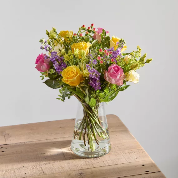 flowers - Morning Light, £45.00 - A vibrant bouquet that captures the fresh, dewy feel of a new day with bright and cheerful flowers.