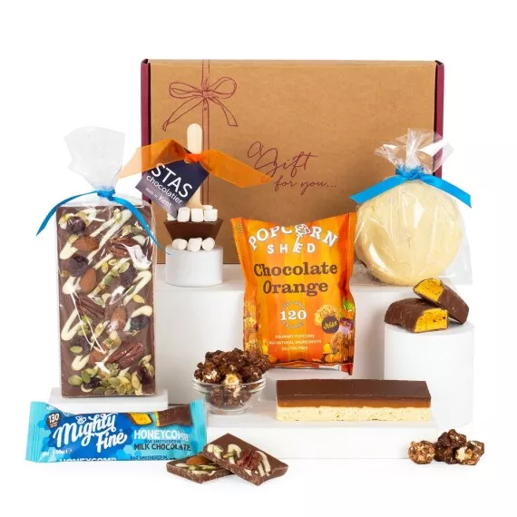 letterbox - The Chocoholics Letterbox Gift, £19.50 - Send a chocolate fix through their letterbox with our delightful Chocoholics Letterbox Gift!