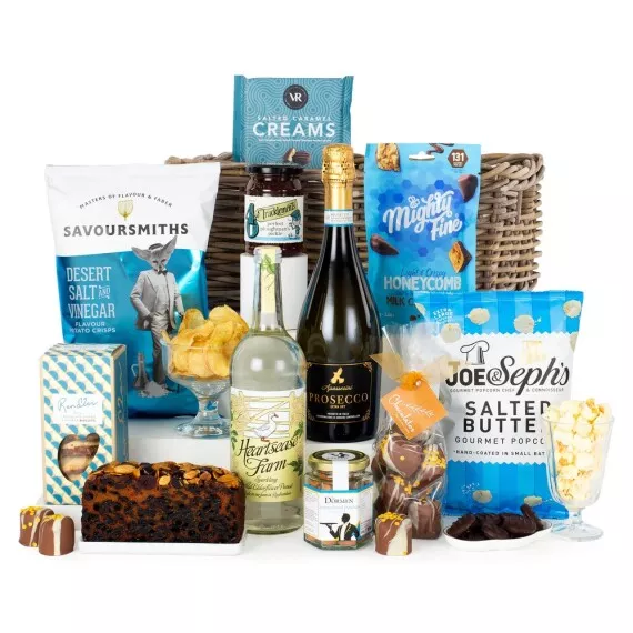 hampers - The Indulgence, £81.95 - This Indulgence hamper is sure to put a spring in your recipient's step!