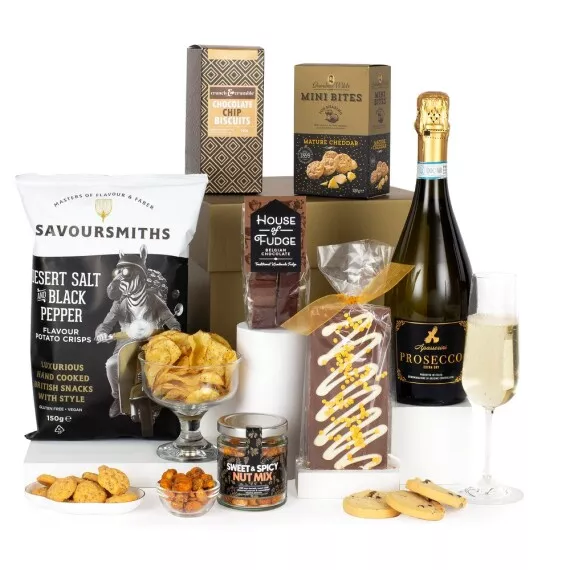 hampers - Let's Celebrate, £50.95 - Raise a toast to special moments with the Let's Celebrate Gift Hamper, elegantly presented in a stunning gold gift box!