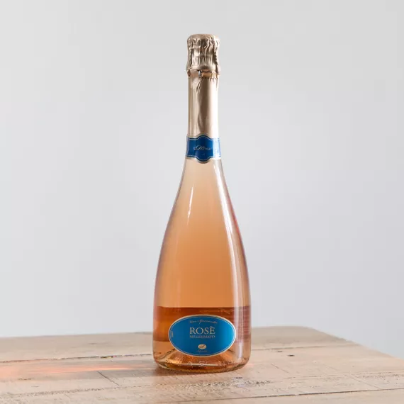 hampers - Solpiantez Spumante Brut Rose Millesimato 2022, £11.95 - A crisp and elegant Brut Rosé sparkling wine, perfect for celebrations.