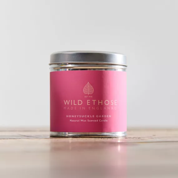 gifts - Wild Ethos Honeysuckle Garden Candle, £15.99 - A scented candle with the sweet and enchanting fragrance of a honeysuckle garden.