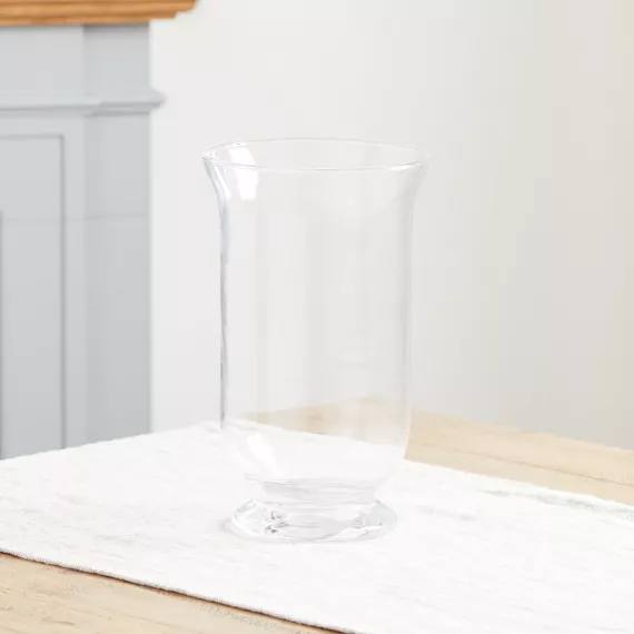 gifts - Hurricane Vase, £9.95 - A stylish hurricane vase, ideal for showcasing a floral arrangement while adding a touch of modern elegance to any room.