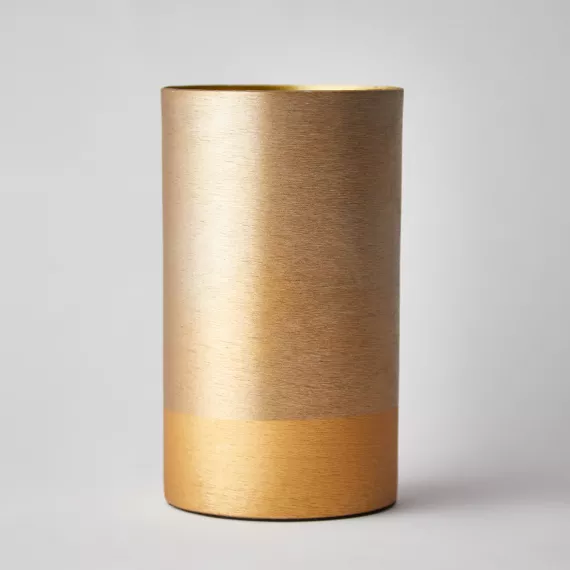gifts - Brass Cylinder Vase, £13.00 - A stylish brass cylinder vase, perfect for creating a warm and elegant display for your fresh flowers.