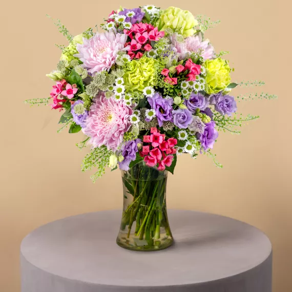 flowers - Wild Blooms, £39.99 - This delightful Wild Blooms bouquet showcases a lovely assortment of seasonal flowers in soft pastel tones, carefully selected by our expert florists.