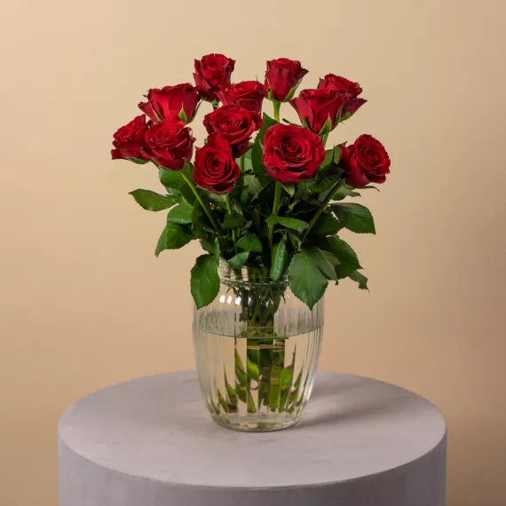 Flowers - A Dozen Red Roses, £29.99 - Send a classic symbol of love with our gorgeous red rose letterbox bouquet.