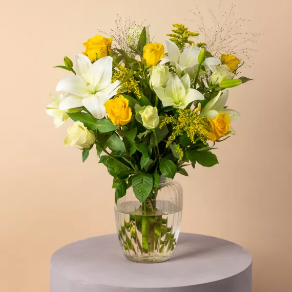 flowers - Lily Dream, £42.99 - Live the dream with our Lily Dream bouquet, a delightful arrangement that captures the essence of elegance and joy.