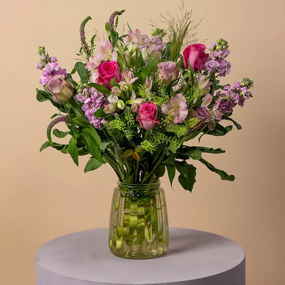 flowers - Amethyst Cloud, £42.99 - Indulge in the splendour and grace of the Amethyst Cloud luxury bouquet.