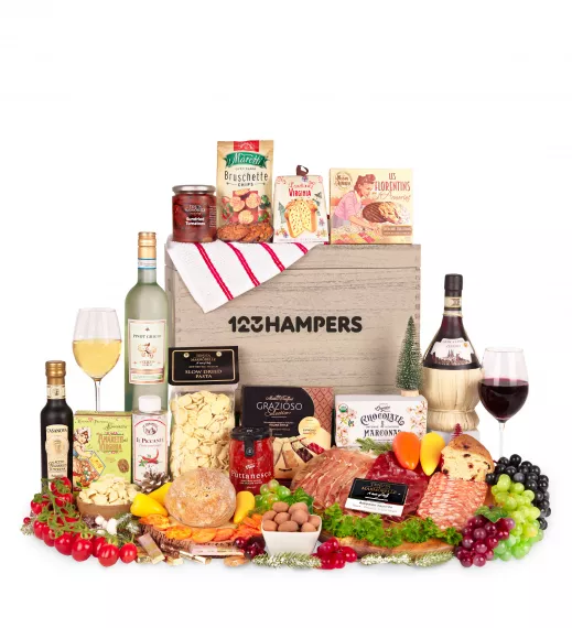 Gifts - Bella Italia, £200.00 - Transport them to Italy with our Bella Italia Hamper, the perfect gift for any food lover.