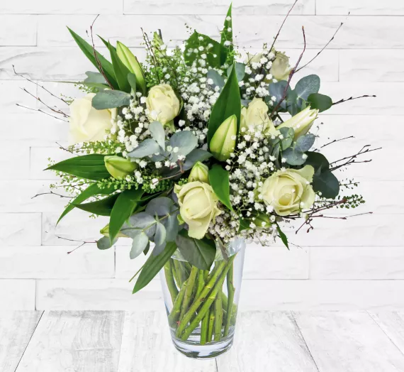 flowers - White Excellence, £44.99 - Send them something special with our beautiful White Excellence bouquet.