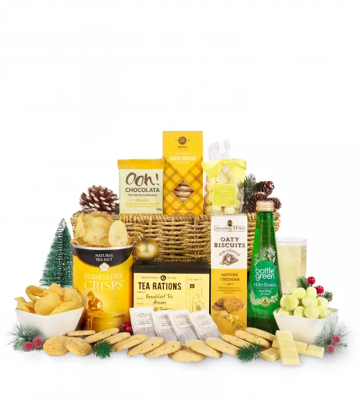 Gifts - Christmas Gift Basket, £55.00 - Send warm wishes this Christmas with our NEW Delightful Gift Basket, the perfect hamper to brighten anyone's day.