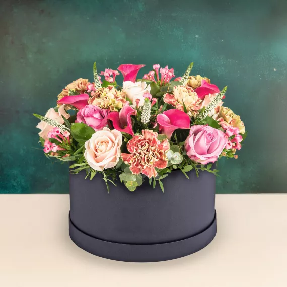 flowers - Rosalind, £89.99 - Introducing Rosalind, a beautiful and striking handmade hatbox from our Flowers By Rene Collection.