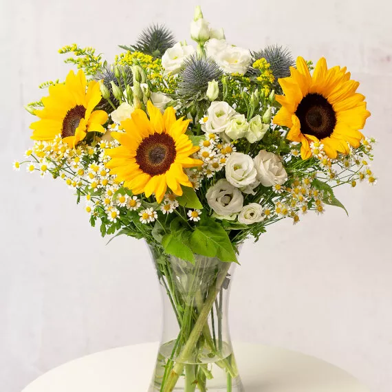 flowers - Sunflower Splendour, £33.50 - This beautiful bouquet is the perfect gift to send joy this summer.