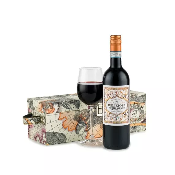 hampers - Red Wine of the World, £26.45 - Smooth with notes of red cherry and ripe plum, this Montepulciano red wine from Italy will make a great gift.