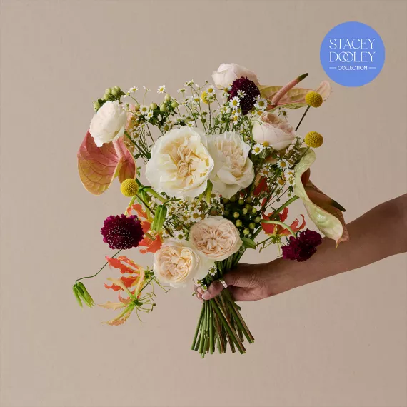 flowers - Crazy Hazel, £95.00 - A wild and unique bouquet with an eclectic mix of flowers for a dramatic look.