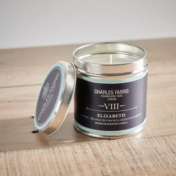 gifts - Charles Farris Elizabeth Signature Candle, £24.99 - A sophisticated and elegantly scented candle from Charles Farris, perfect for adding a touch of class to any room.