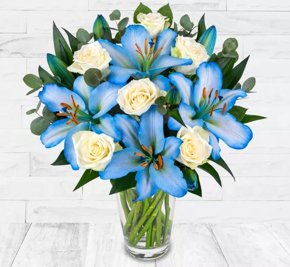 flowers - Sapphire Lily and Rose, £29.99 - Looking for a truly unique gift?