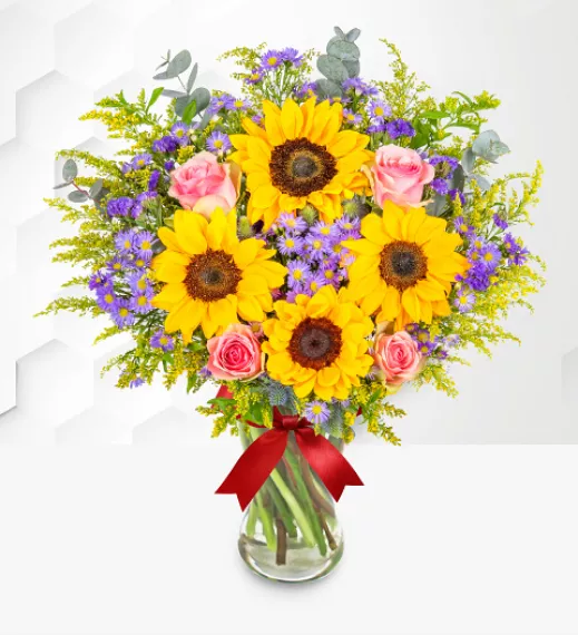 flowers - The July Bouquet, £36.99 - Celebrate the month of July with our vibrant and enchanting July Birthday Bouquet!