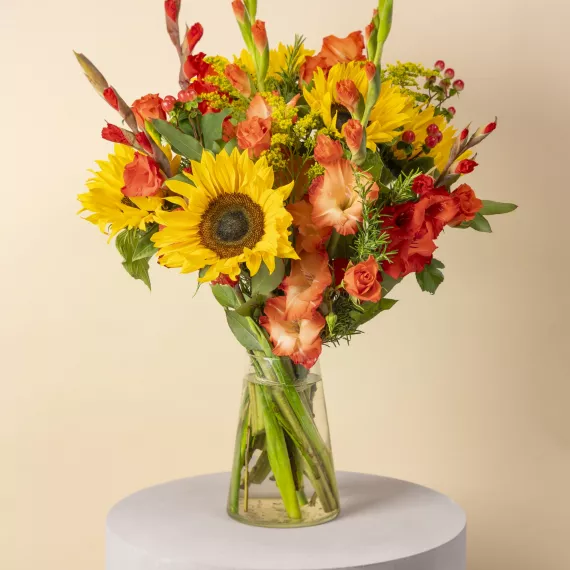 flowers - Golden Abundance, £46.99 - Brighten any occasion with the Golden Abundance bouquet, a vibrant celebration of warmth and richness.