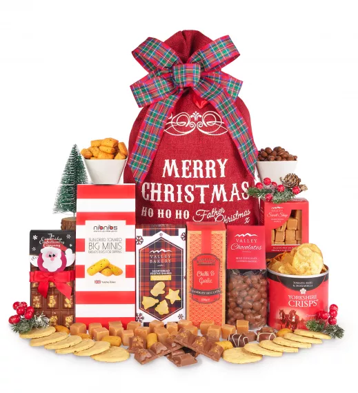 hampers - Santas Gift Bag, £54.99 - Celebrate a family Christmas with our Santa's Gift Bag.