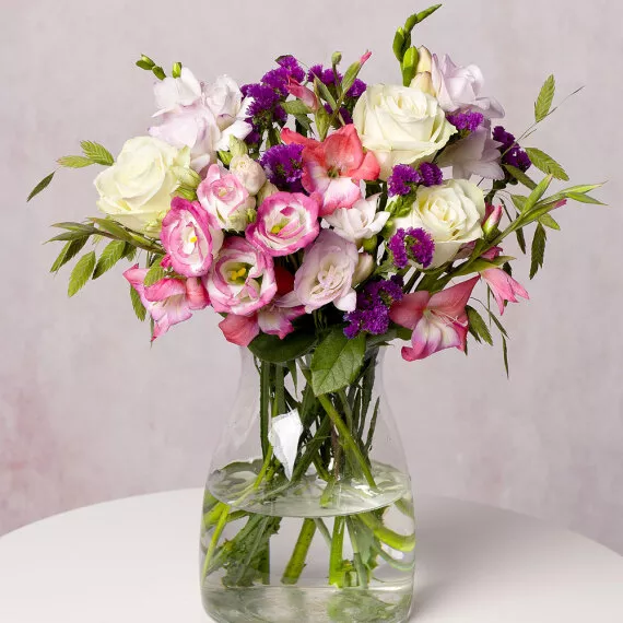 letterbox - Berry Burst Letterbox, £28.50 - This deliciously delightful assortment of Freesias, Gladioli, and Roses in fruity colors will bring a burst of color to any room.